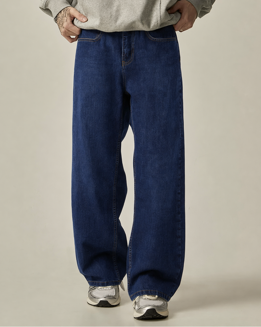 M26JN204-Men's wide leg Denim Jeans