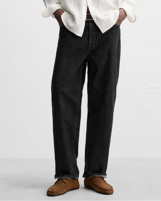 M25JN218-بنطلون جينز  (STRAIGHT FIT, Five Pocket )