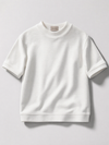 M26TH813-Premium Cotton Jacquard Boxy Fit T-Shirt