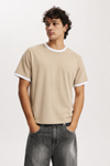 M26TH822-Men's Boxy Fit T-Shirt – Premium Oversized Fit | New Born