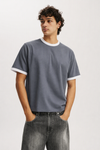 M26TH822-Men's Boxy Fit T-Shirt – Premium Oversized Fit | New Born