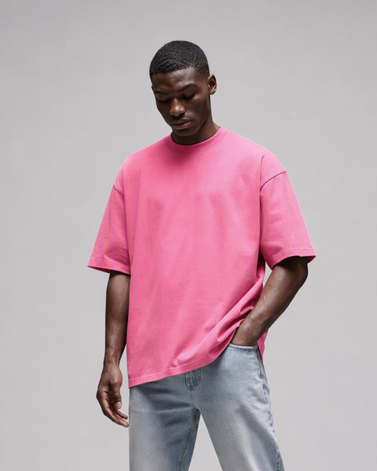 M26TH823-Men's Boxy Fit T-Shirt – Premium Oversized Fit | New Born
