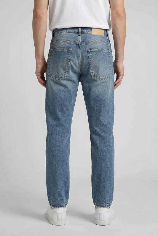 M25JN215-بنطلون جينز  (STRAIGHT FIT, Five Pocket )