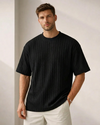 M26TH820-Premium Cotton Jacquard  T-Shirt -