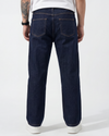 M26JN203-Men's Classic Regular Fit Denim Jeans - Navy