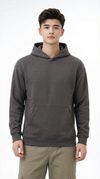 M26TS600-Solid color oversized sweatshirt with hoodie