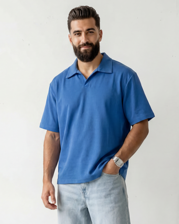 M26TH800-Men's Box Fit Polo Shirt – Premium Casual Style | New Born