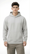 M26TS600-Solid color oversized sweatshirt with hoodie
