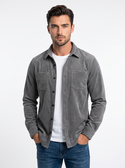 M26OSH050 - Regular Fit Long Sleeve Shirt Jacket