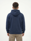 M26TS601-Oversized sweatshirt in solid colors with hoodie and zipper