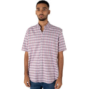 M23SN151-Checks Casual, short sleeve cotton Shirt