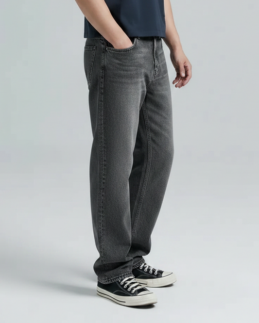 M25JN217-بنطلون جينز  (STRAIGHT FIT, Five Pocket )