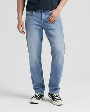 M25JN213-بنطلون جينز  (STRAIGHT FIT, Five Pocket )