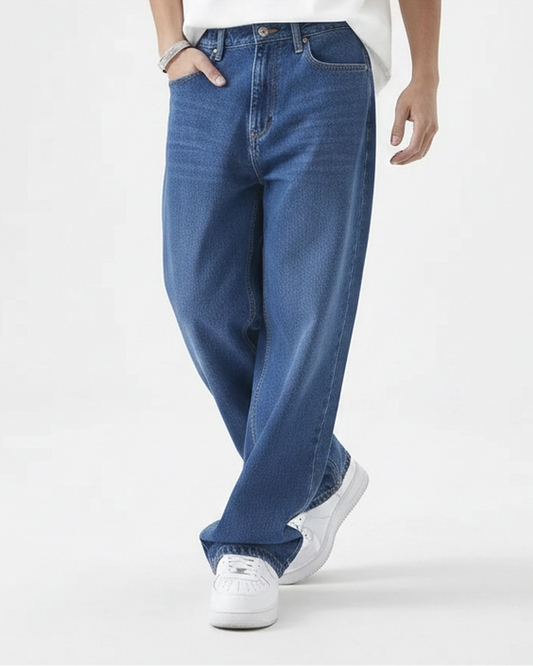 M25JN210-بنطلون جينز  (STRAIGHT FIT, Five Pocket )