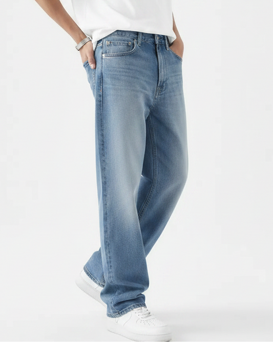 M25JN211-بنطلون جينز  (STRAIGHT FIT, Five Pocket )