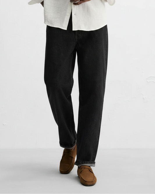 M25JN218-بنطلون جينز  (STRAIGHT FIT, Five Pocket )