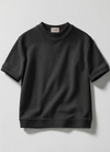 M26TH813-Premium Cotton Jacquard Boxy Fit T-Shirt