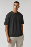 M26TH813-Premium Cotton Jacquard Boxy Fit T-Shirt