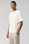 M26TH813-Premium Cotton Jacquard Boxy Fit T-Shirt