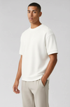 M26TH813-Premium Cotton Jacquard Boxy Fit T-Shirt