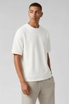 M26TH813-Premium Cotton Jacquard Boxy Fit T-Shirt