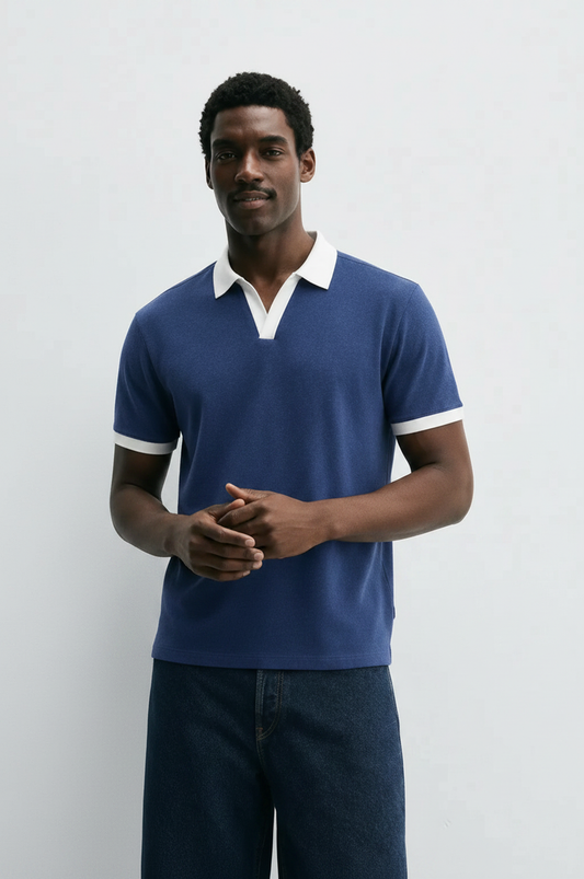 M26TH805-Men's  Polo Shirt – Premium Casual Style | New Born