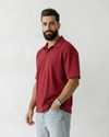 M26TH800-Men's Boxy Fit Polo Shirt – Premium Casual Style | New Born