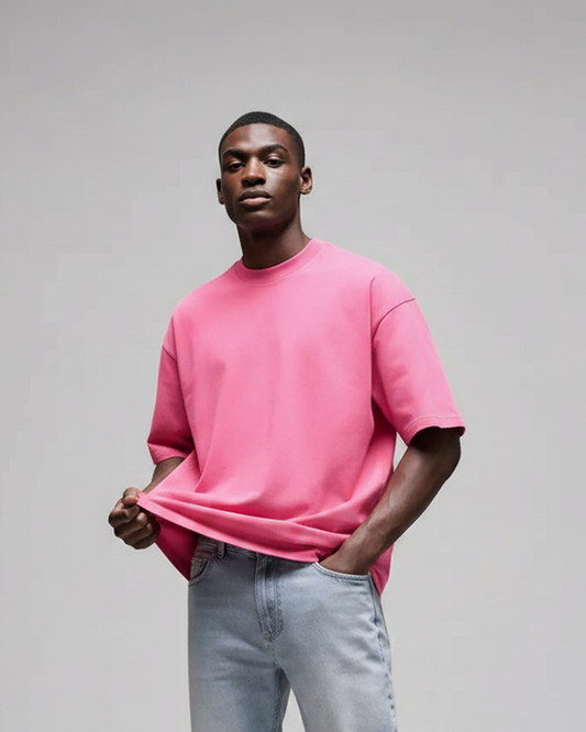 M26TH823-Men's Boxy Fit T-Shirt – Premium Oversized Fit | New Born
