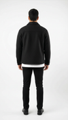 M25GA017-men's jacket made of fur material with a zipper