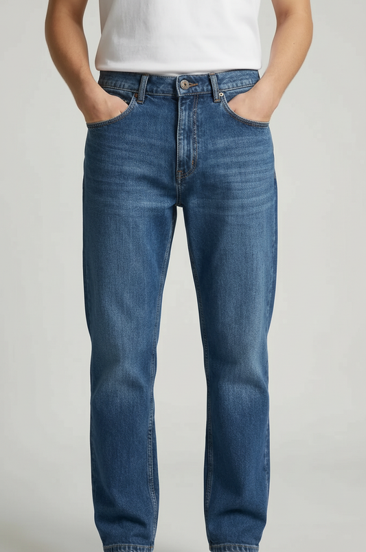 M25JN210-بنطلون جينز  (STRAIGHT FIT, Five Pocket )
