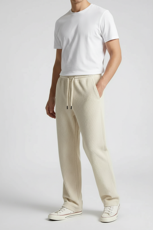 M25NT903-Sporty Sweatpants jacquard fabric