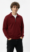 M26TS605-Sweatshirt with collar
