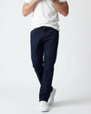 M26JN201-Men's Classic Regular Fit Denim Jeans - Navy