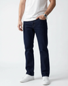 M26JN201-Men's Classic Regular Fit Denim Jeans - Navy