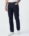 M26JN203-Men's Classic Regular Fit Denim Jeans - Navy