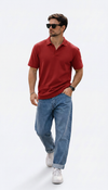 M26TH800-Men's Box Fit Polo Shirt – Premium Casual Style | New Born