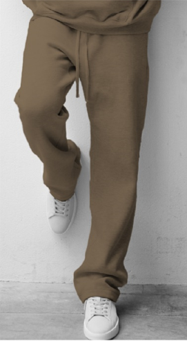 M24NT918-Sporty Sweatpants With drawstring-Milton sponge material