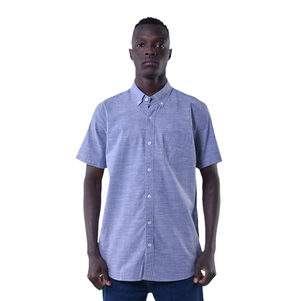 M21SN205-Casual Linen shirt-Short sleeve shirt