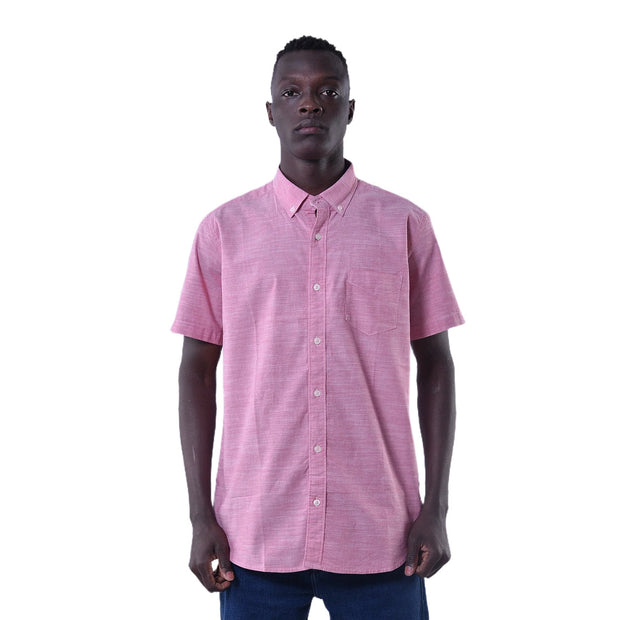 M21SN205-Casual Linen shirt-Short sleeve shirt