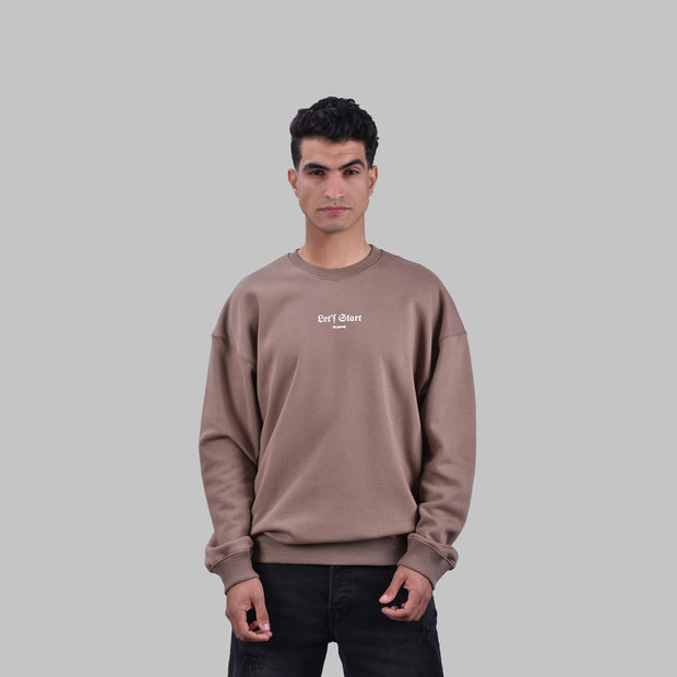 M22TS616-Oversized Sweatshirt