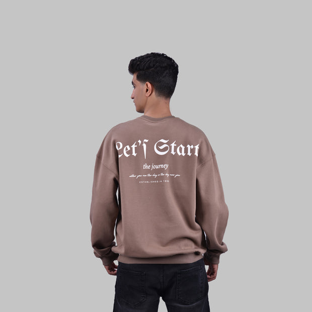 M22TS616-Oversized Sweatshirt