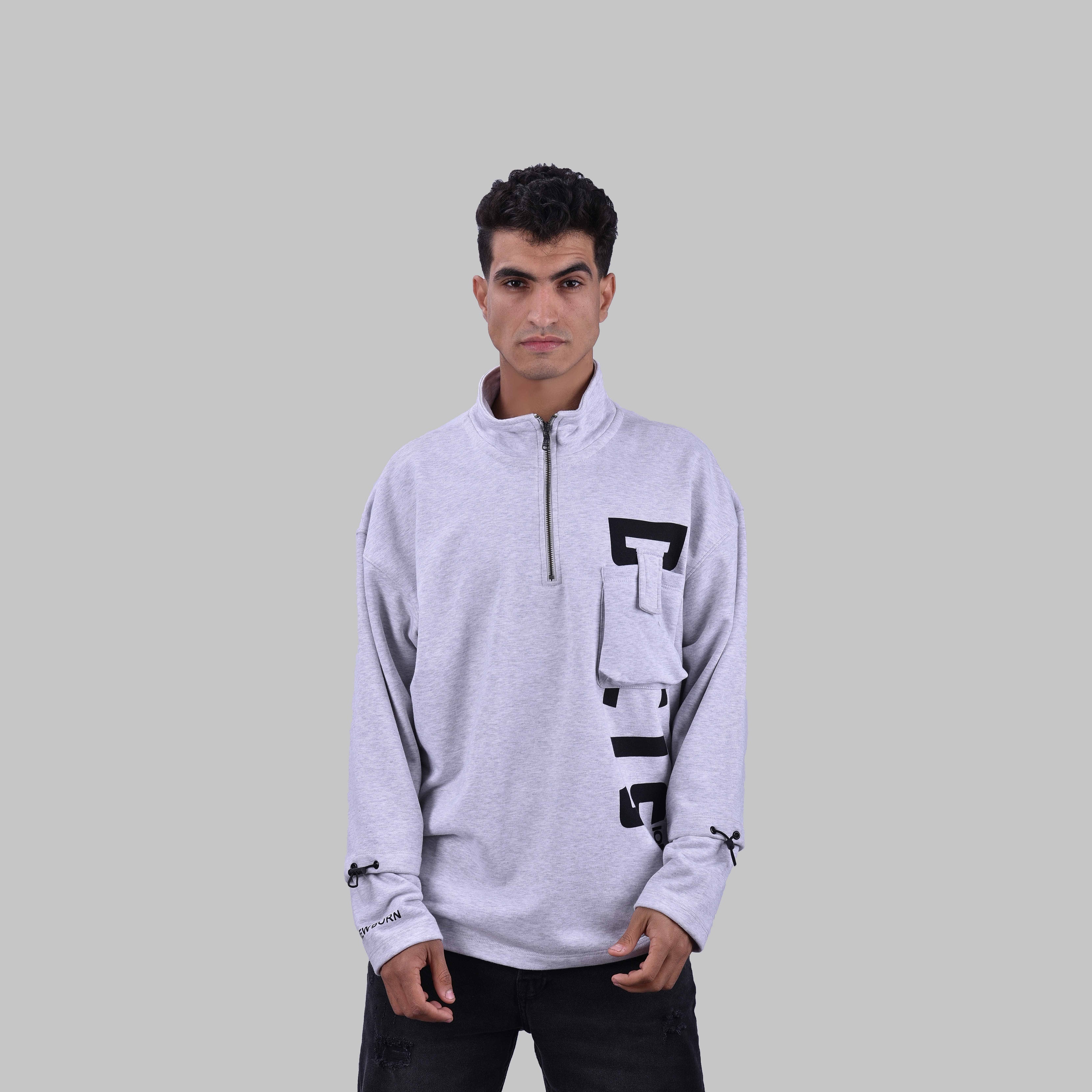 M22TS645-High neck Sweatshirt