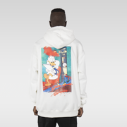 M23TS632-Graphic Oversized Hoodie
