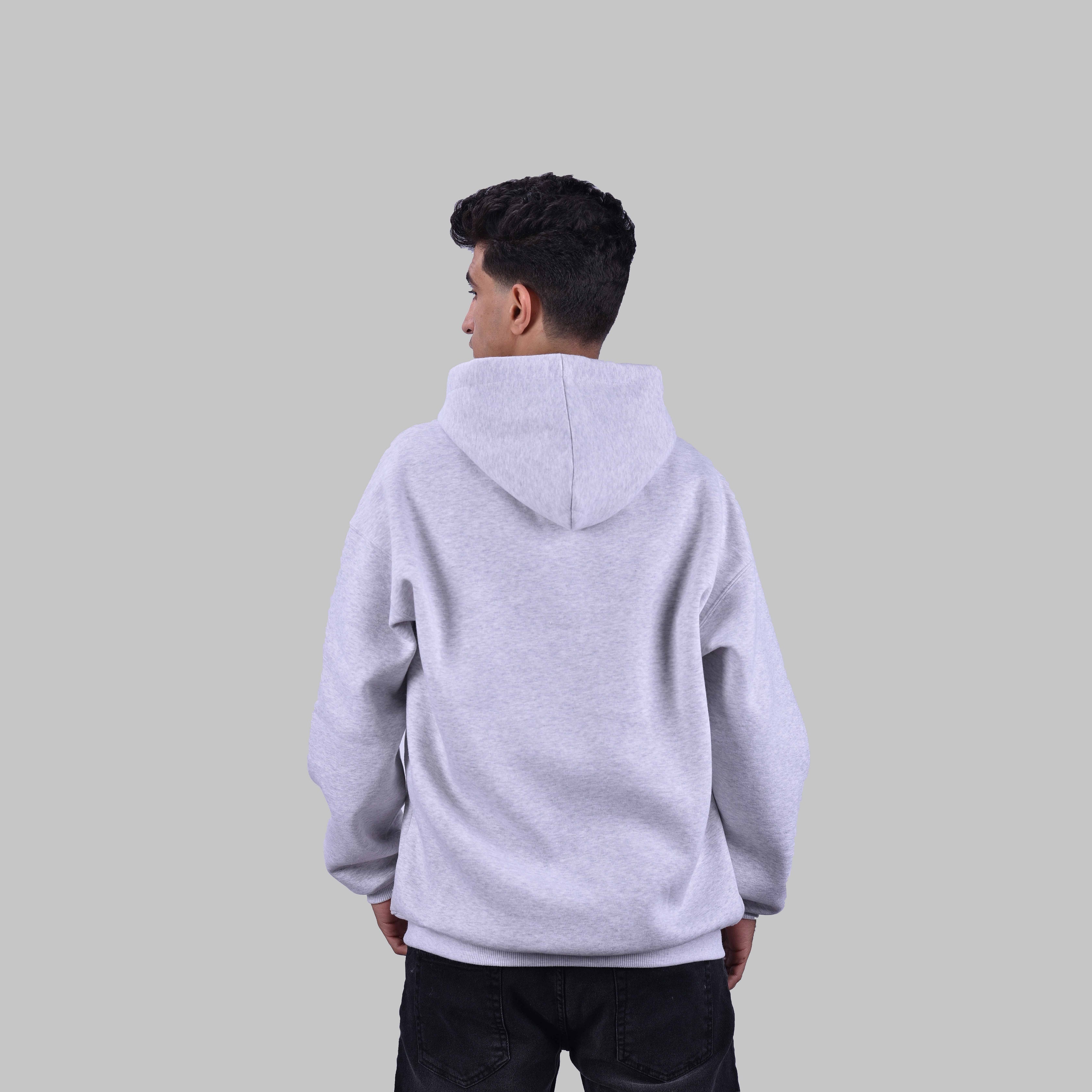 M23TS641-Graphic Oversized Hoodie