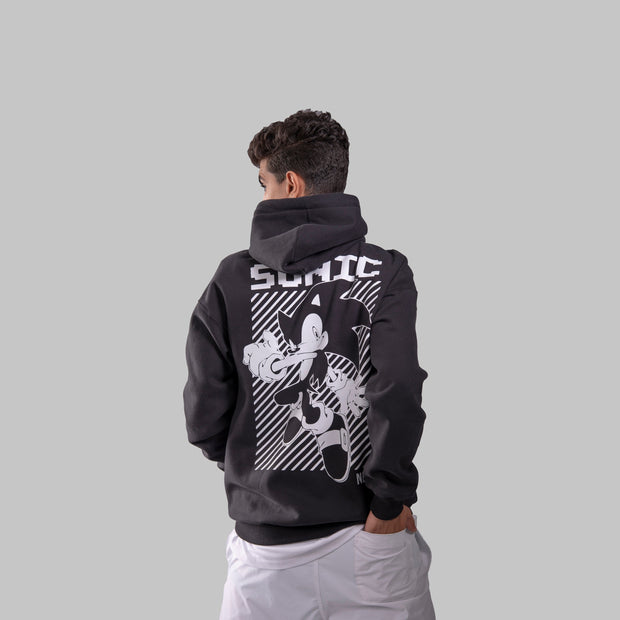 M23TS646-Graphic Oversized Hoodie