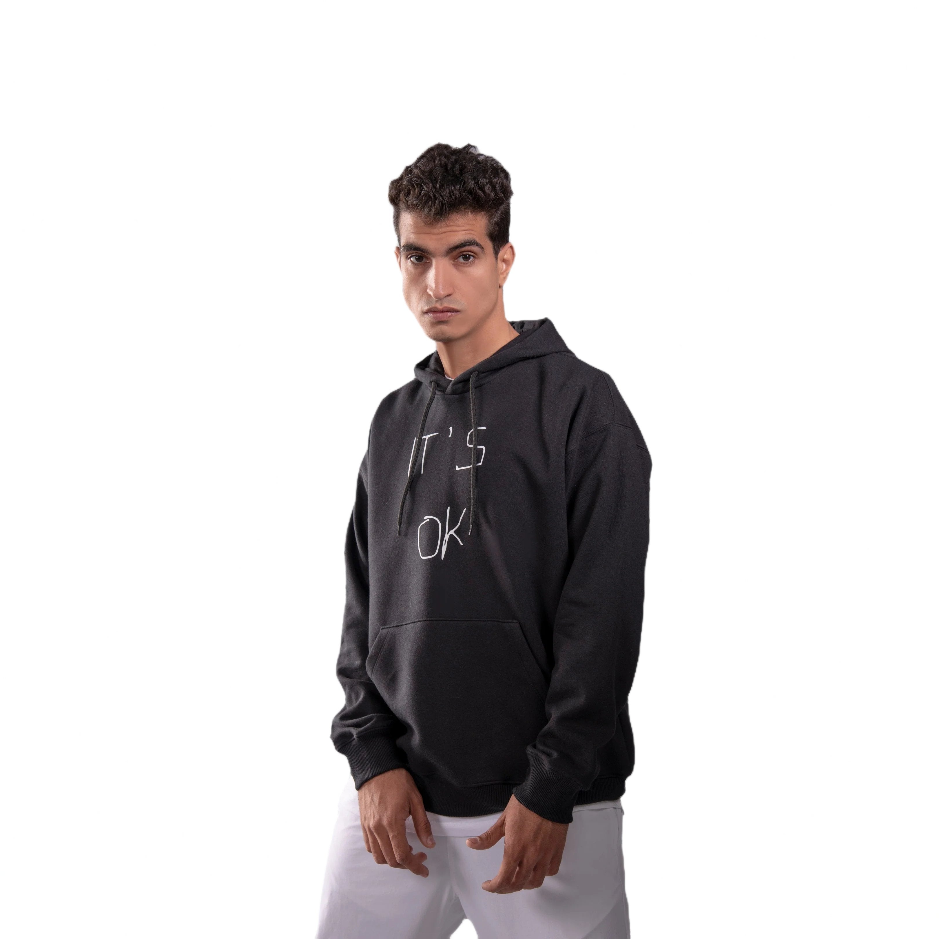 M23TS655-Graphic Oversized Hoodie