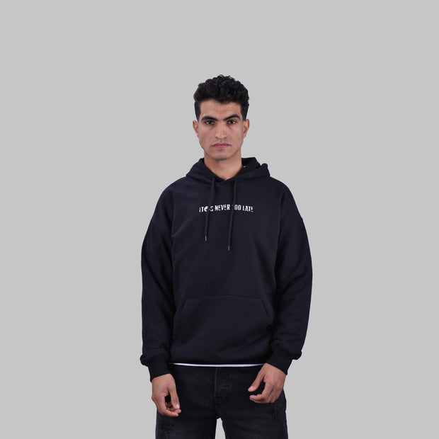 M23TS663-Graphic Oversized Hoodie