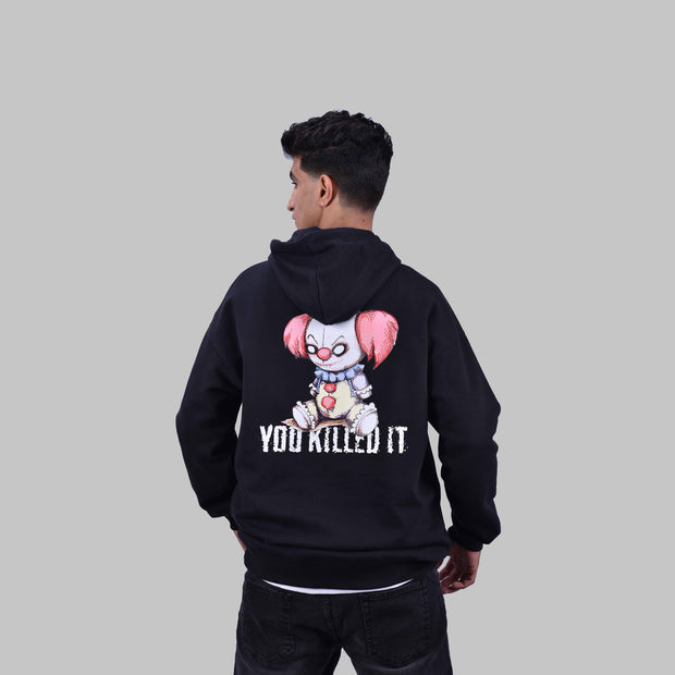 M23TS663-Graphic Oversized Hoodie